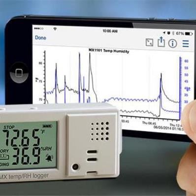 Enregistreur de température et humidité Bluetooth : Température, matériel  météo professionnel